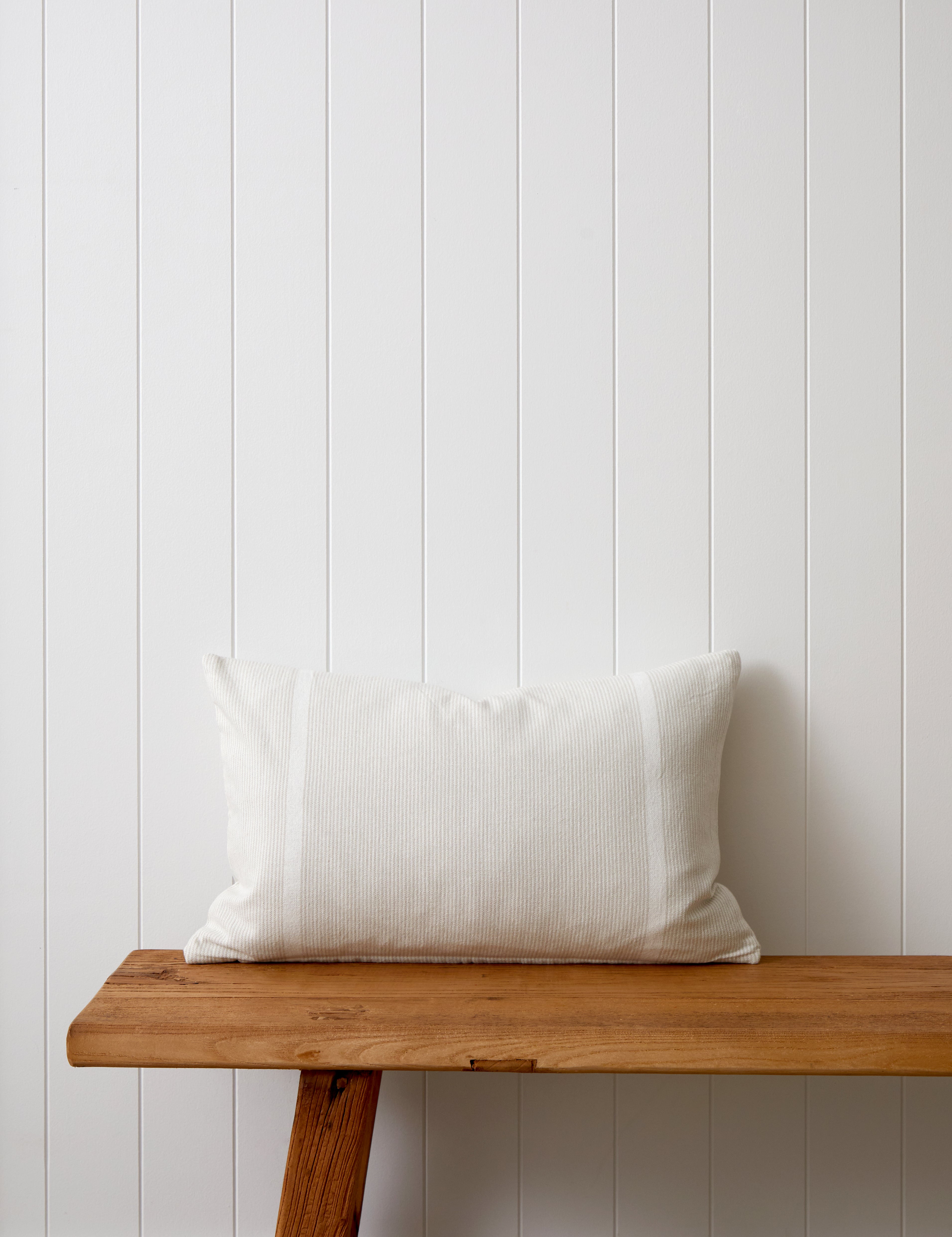 Haven Rectangle Cushion Cover | Natural White-1
