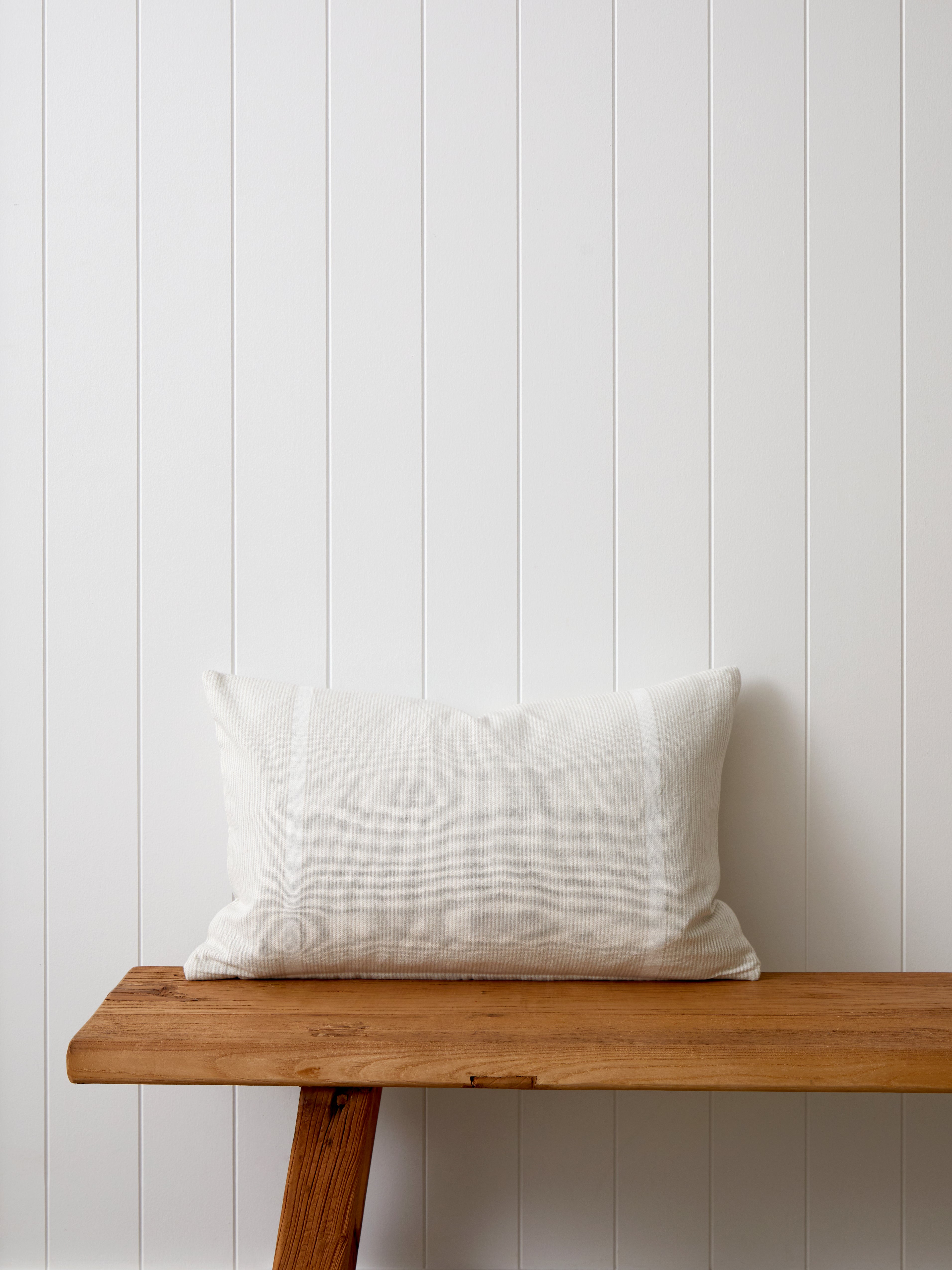 Haven Rectangle Cushion Cover | Natural White-1