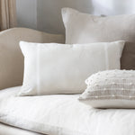 Haven Rectangle Cushion Cover | Natural White-2