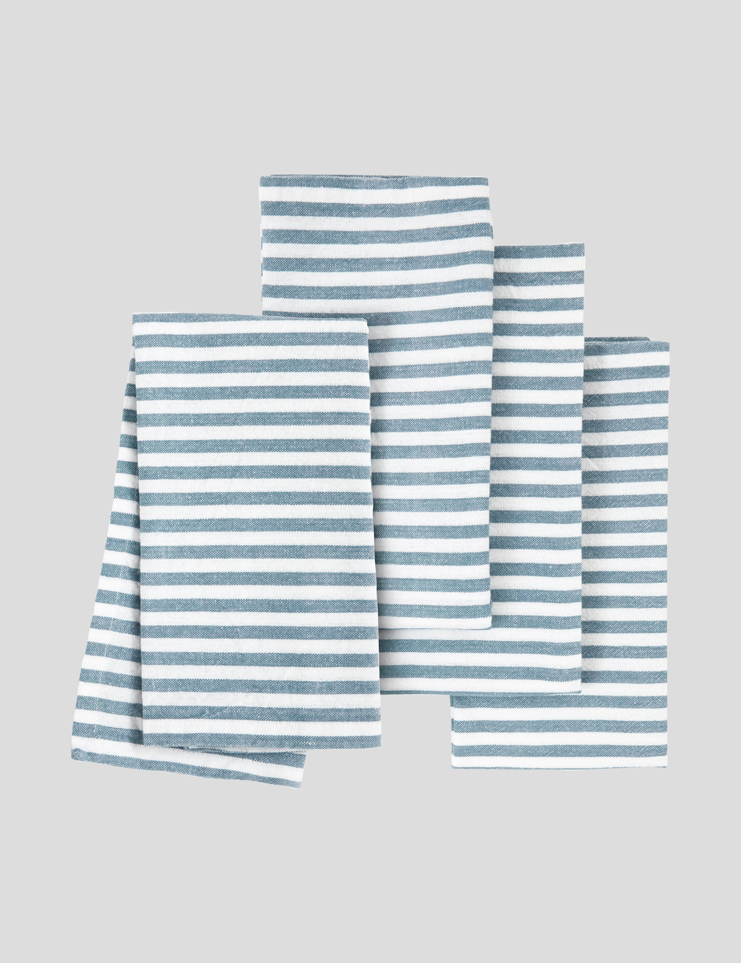 High Tide Napkin Set of 4 | Blue Stripe-1