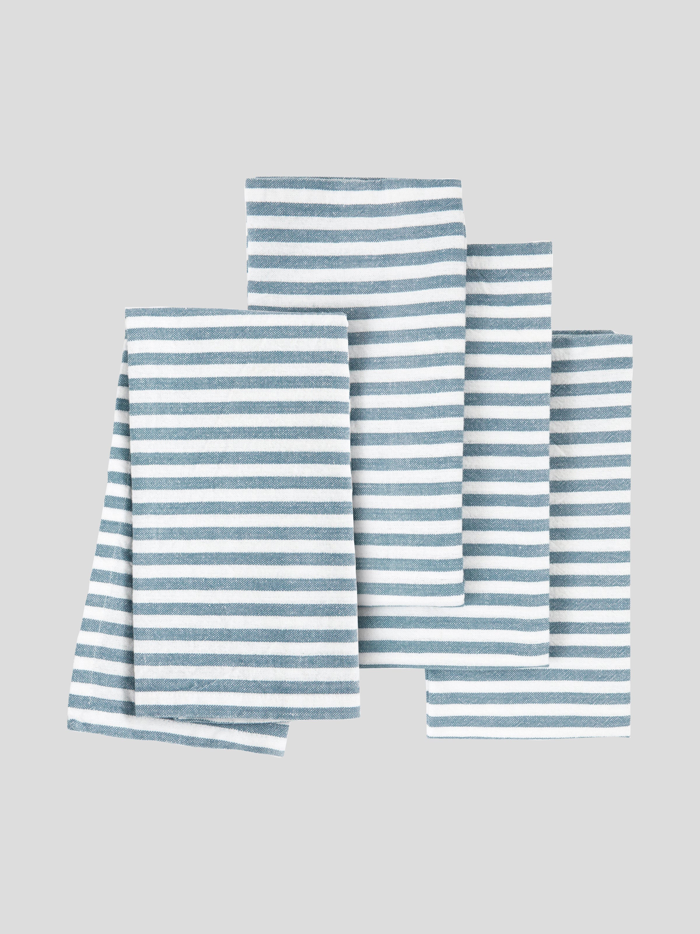 High Tide Napkin Set of 4 | Blue Stripe-1