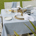 High Tide Tablecloth | Blue Stripe-2
