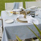 High Tide Tablecloth | Blue Stripe-2
