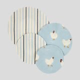 Home To Roost Dish Cover Set of 4 | Multi-1