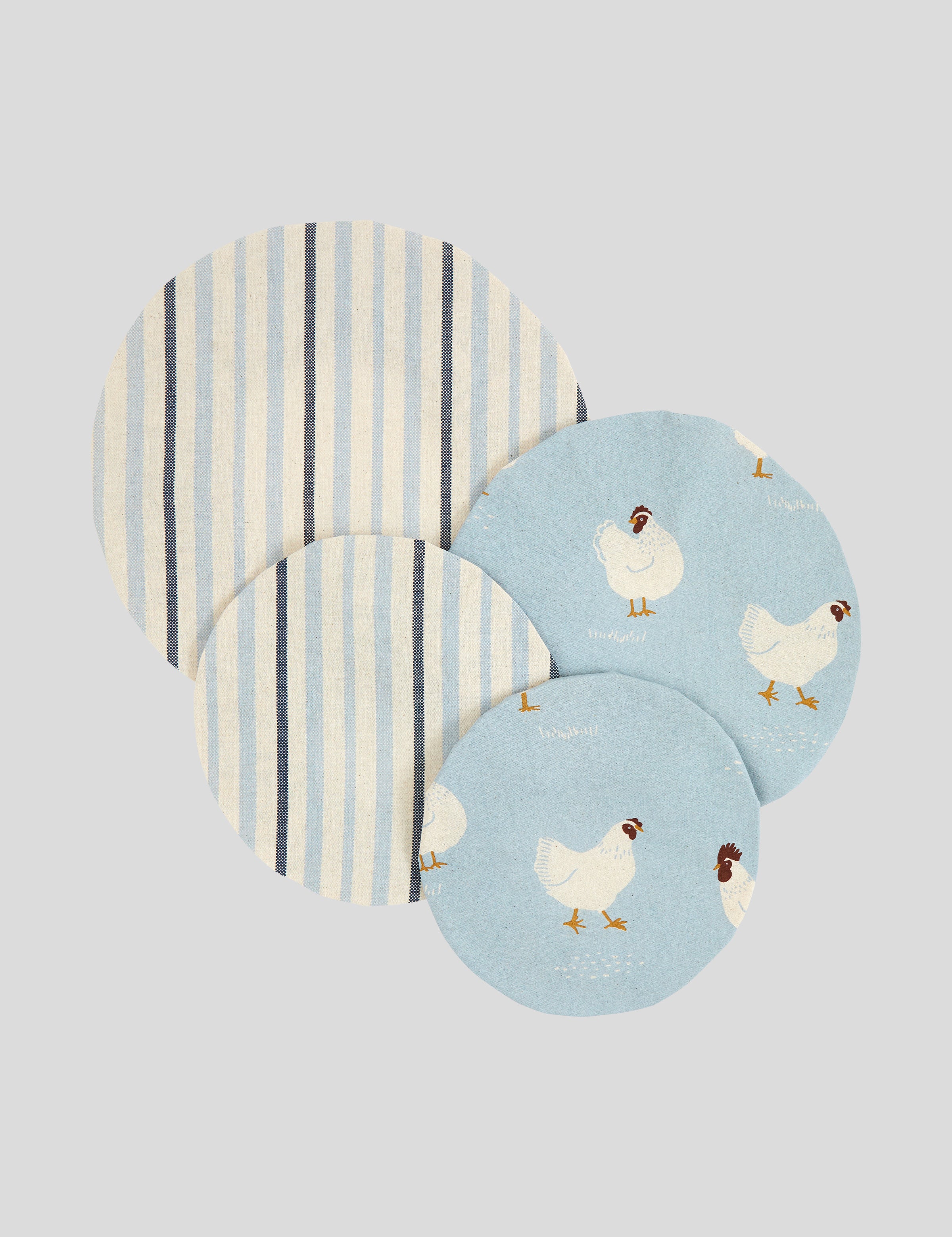 Home To Roost Dish Cover Set of 4 | Multi-1