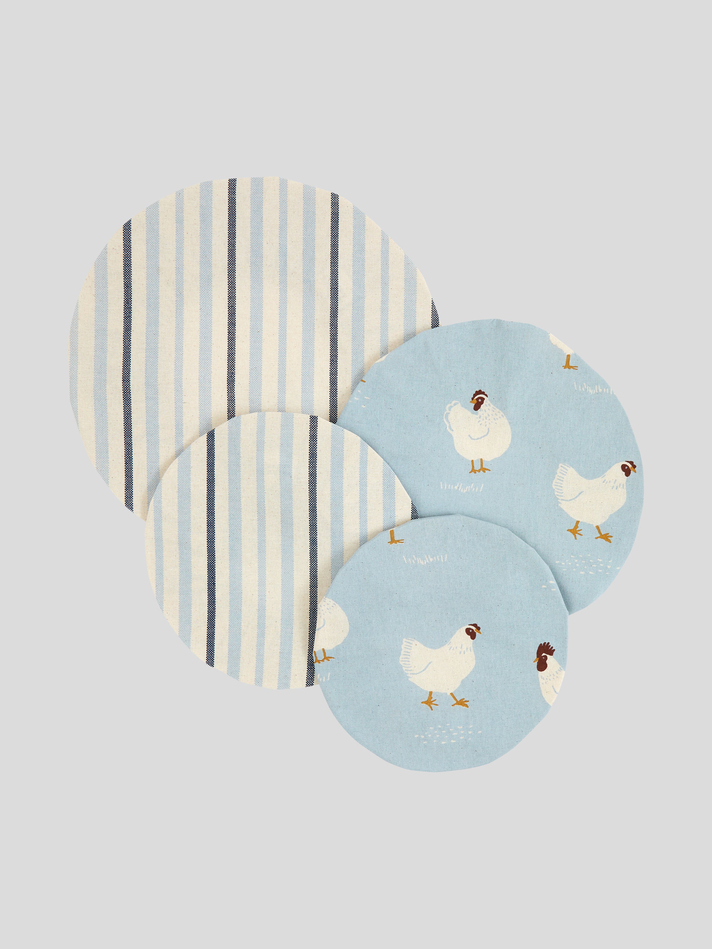 Home To Roost Dish Cover Set of 4 | Multi-1