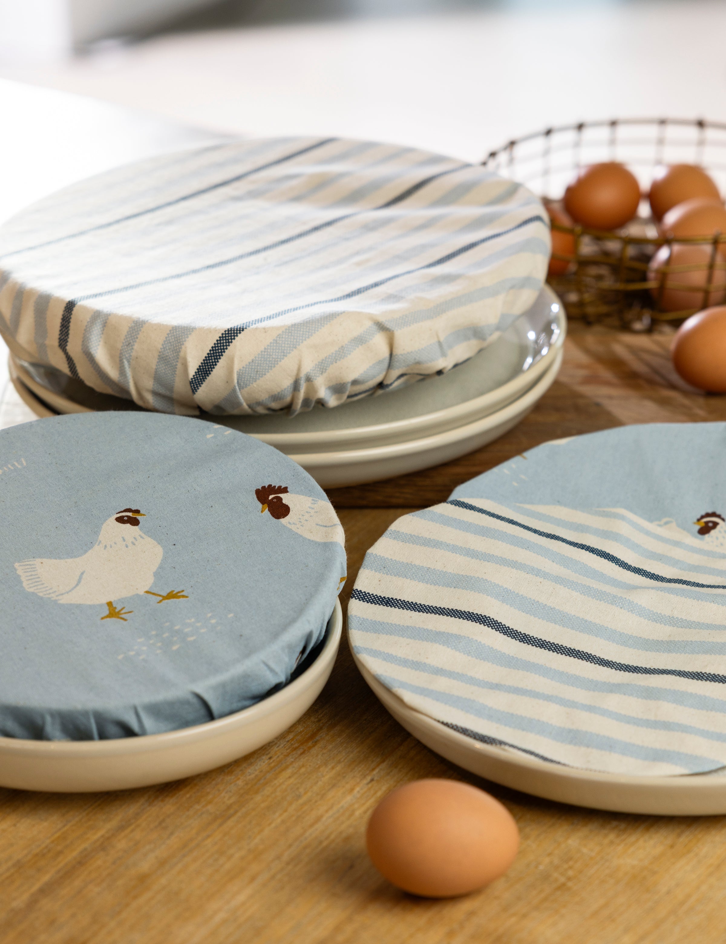 Home To Roost Dish Cover Set of 4 | Multi-2