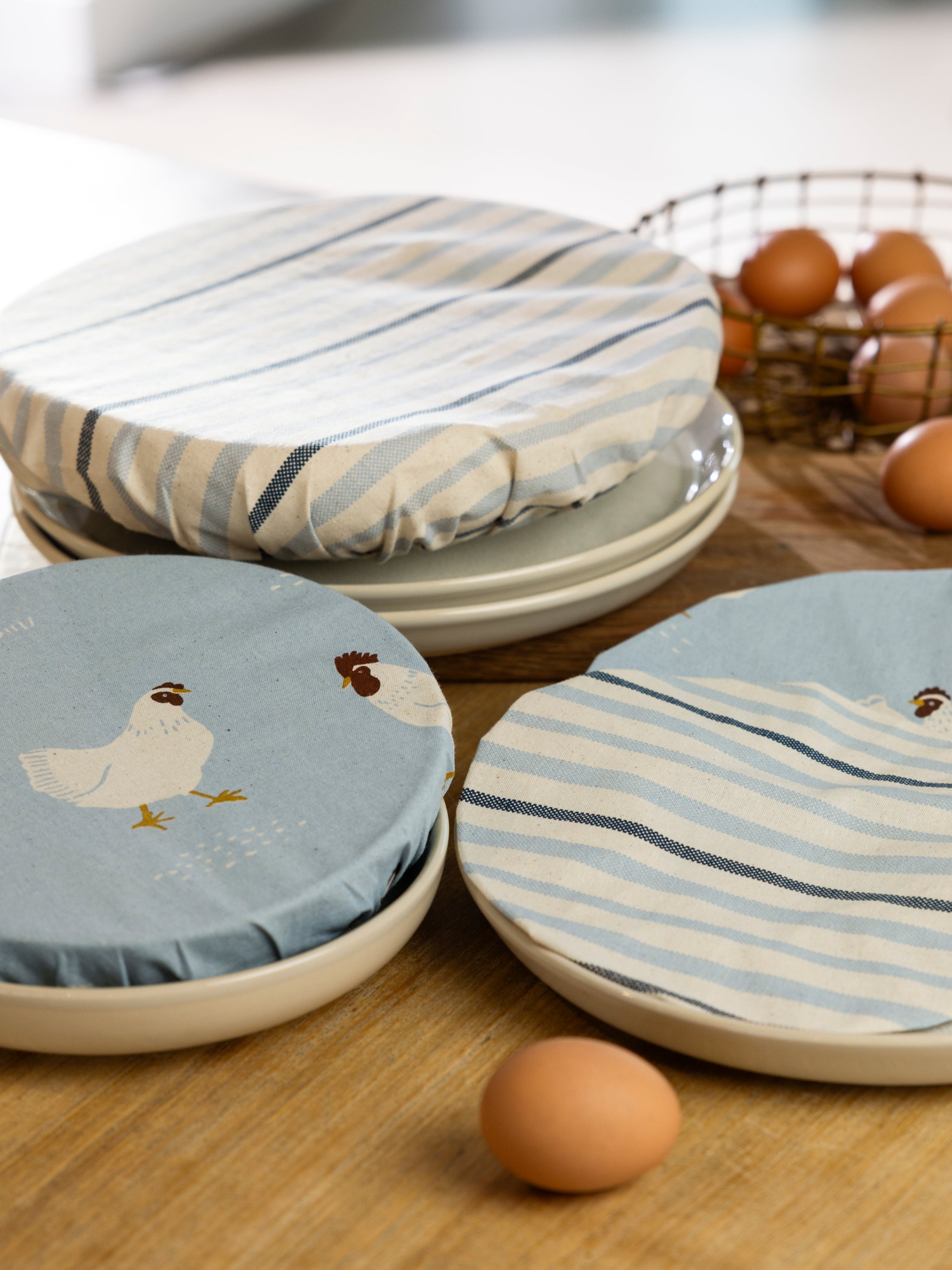 Home To Roost Dish Cover Set of 4 | Multi-2