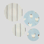 Home To Roost Dish Cover Set of 4 | Multi-3