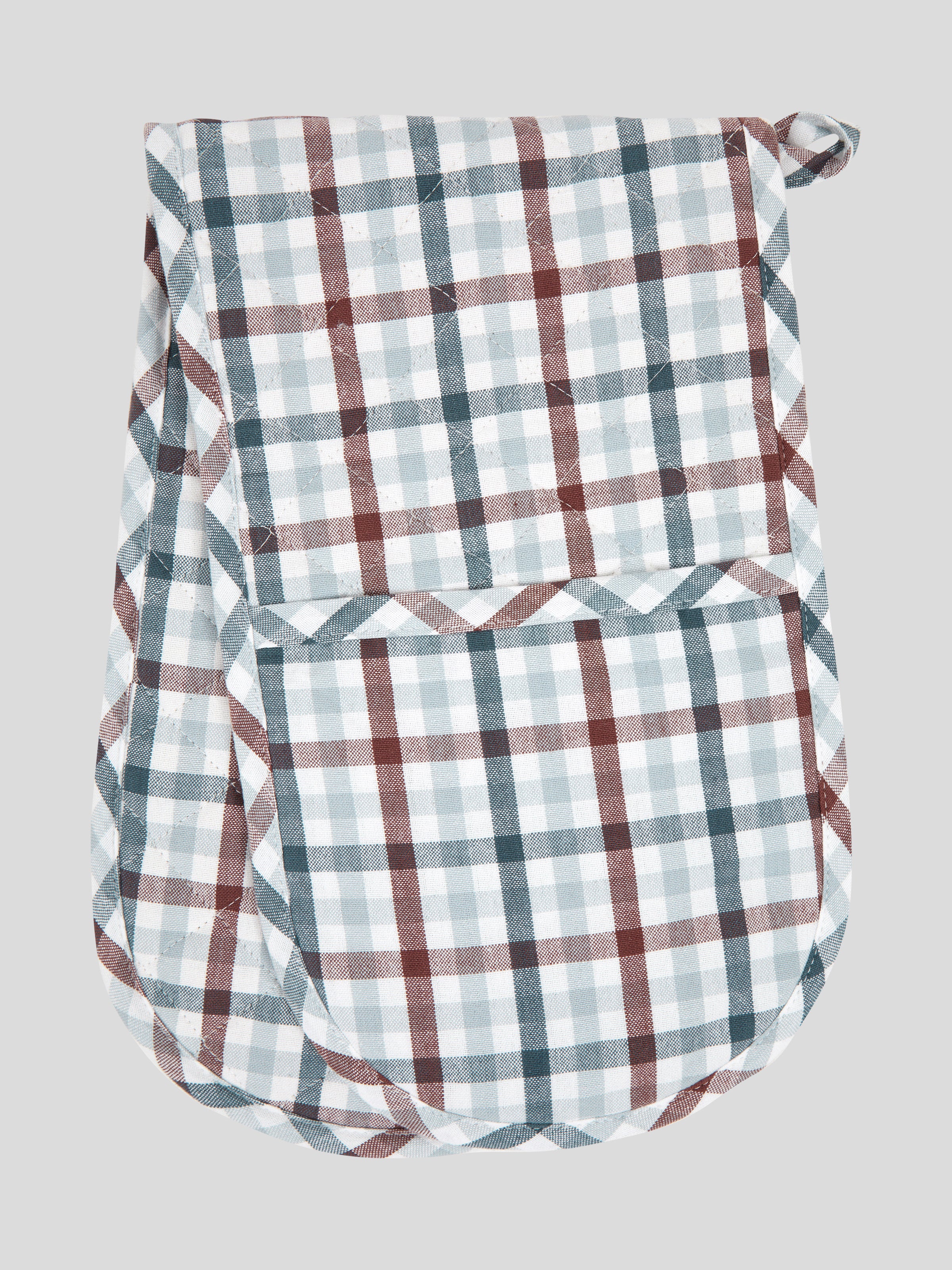Home To Roost Double Oven Glove | Gingham-1