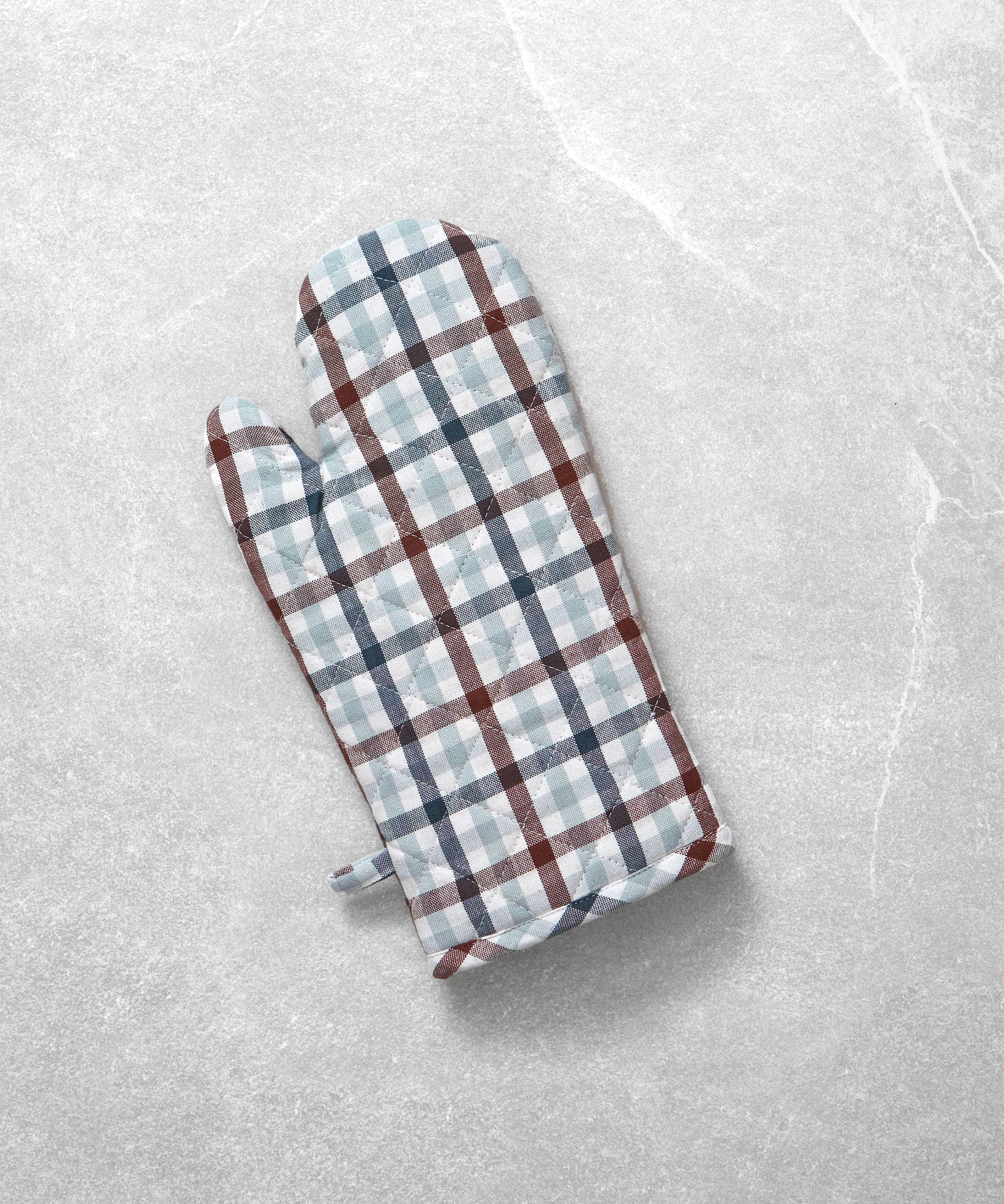 Home To Roost Single Oven Glove | Gingham-1