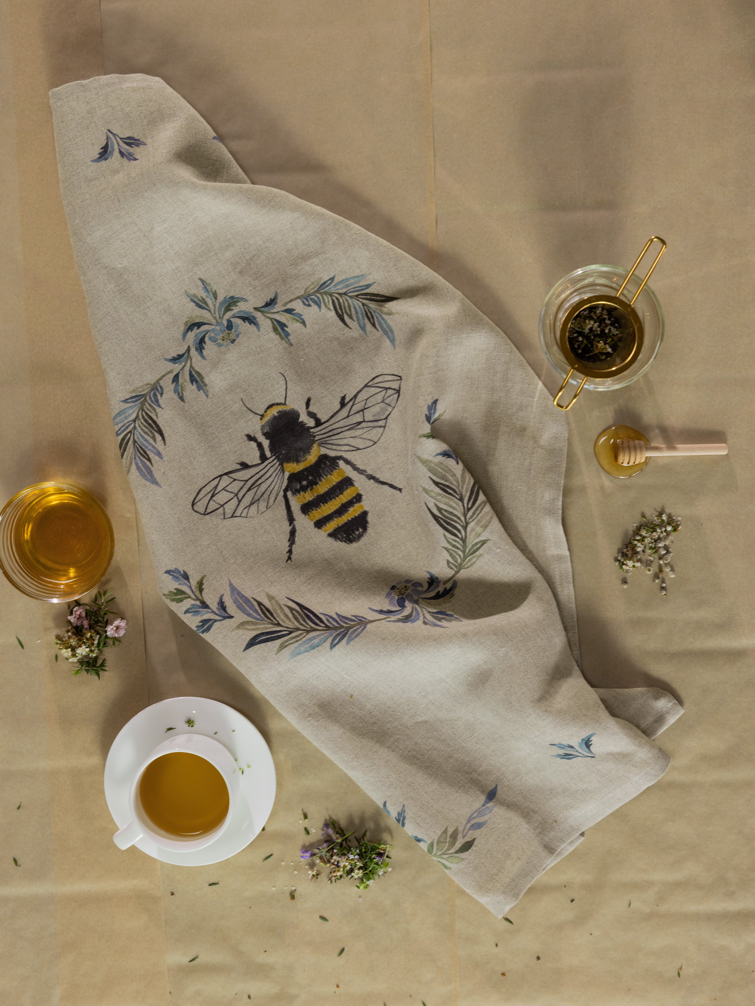 Honeybee Tea Towel | Multi-2