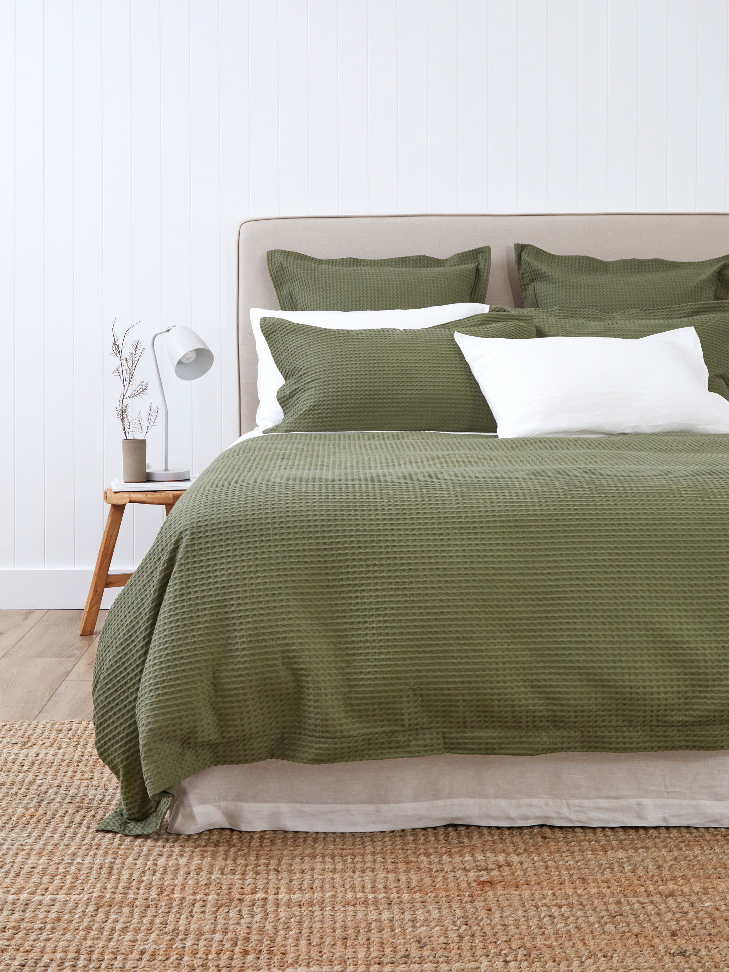 Hudson Duvet Cover Set | Olive-1
