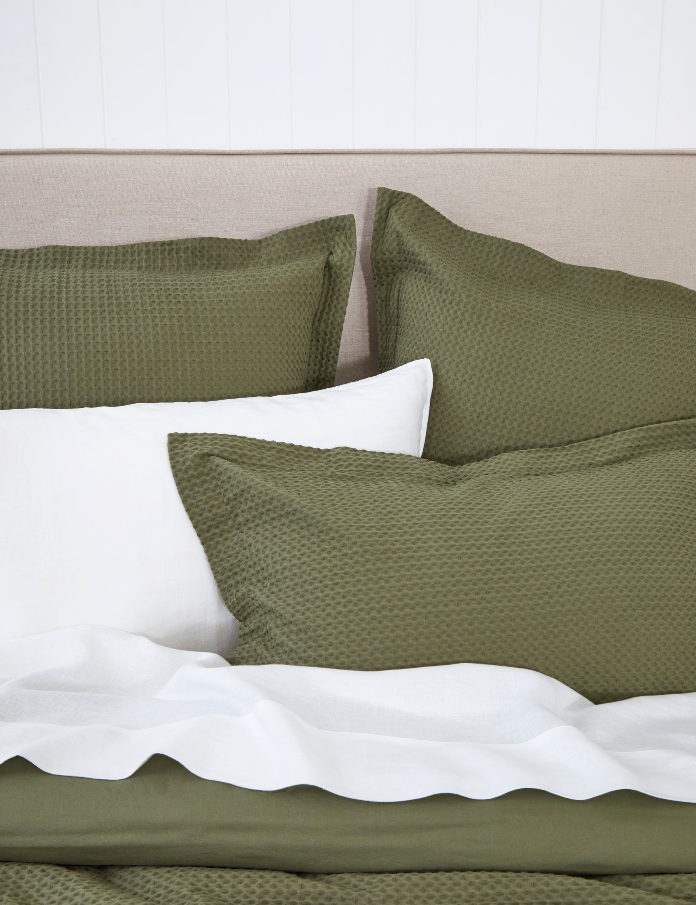 Hudson Duvet Cover Set | Olive-2