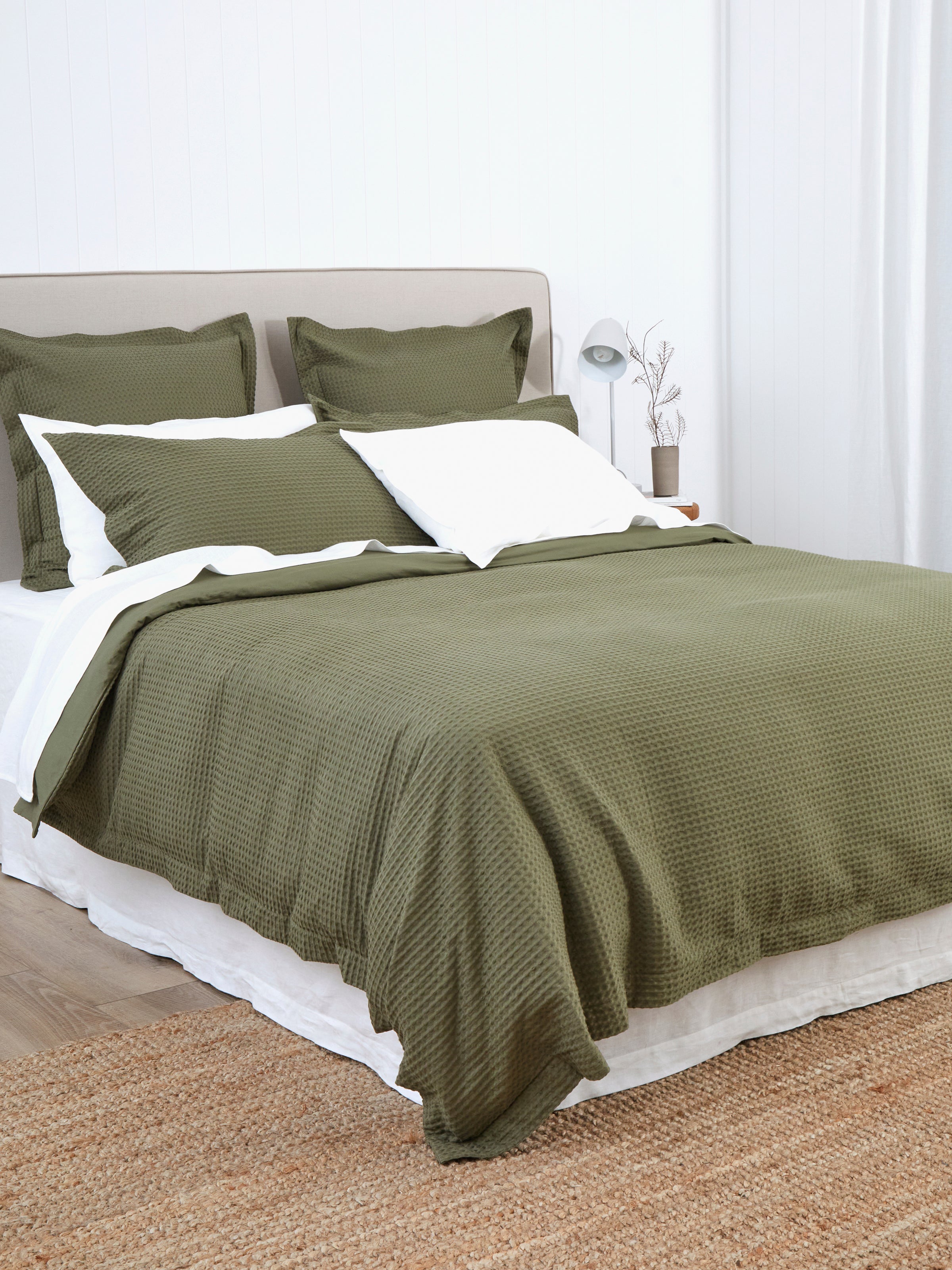 Hudson Duvet Cover Set | Olive-3