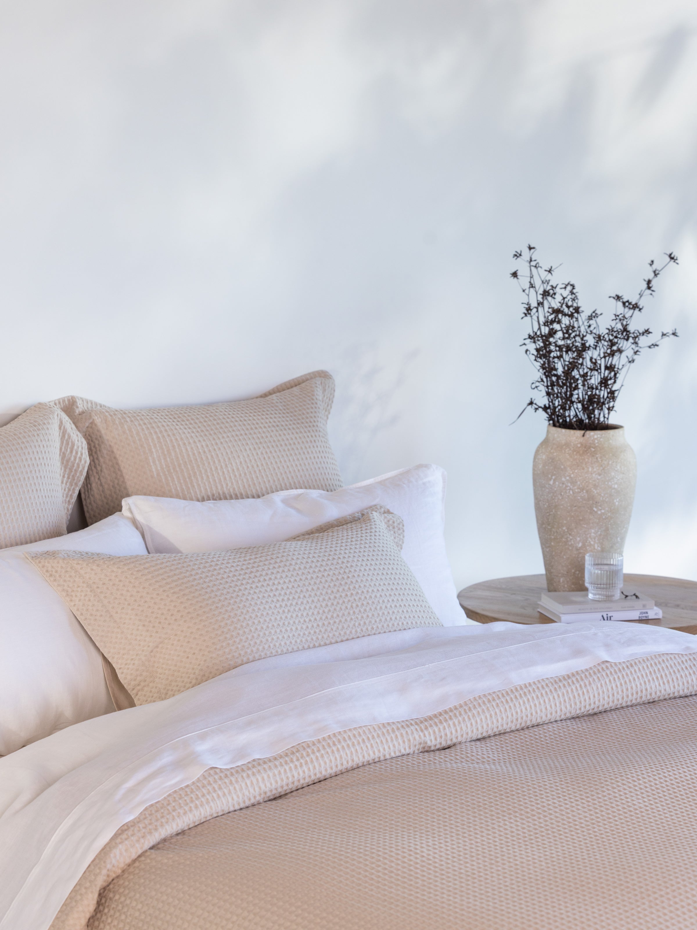 Hudson European Pillowcase | Natural-2