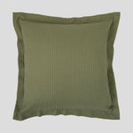 Hudson European Pillowcase | Olive-1