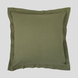 Hudson European Pillowcase | Olive-1