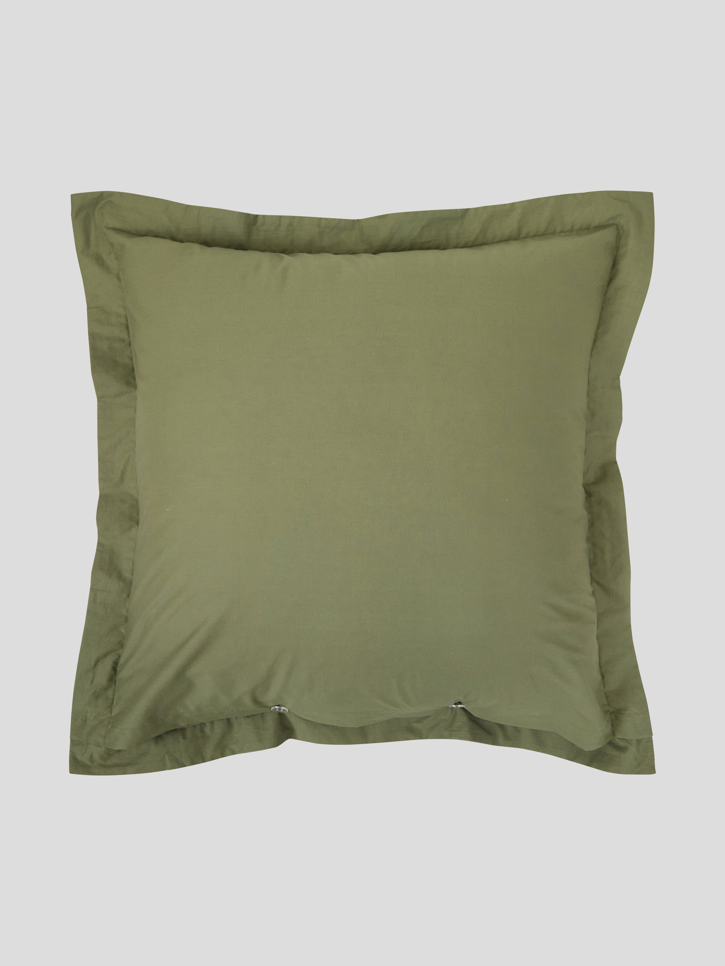 Hudson European Pillowcase | Olive-3