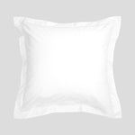 Hudson European Pillowcase | White-3