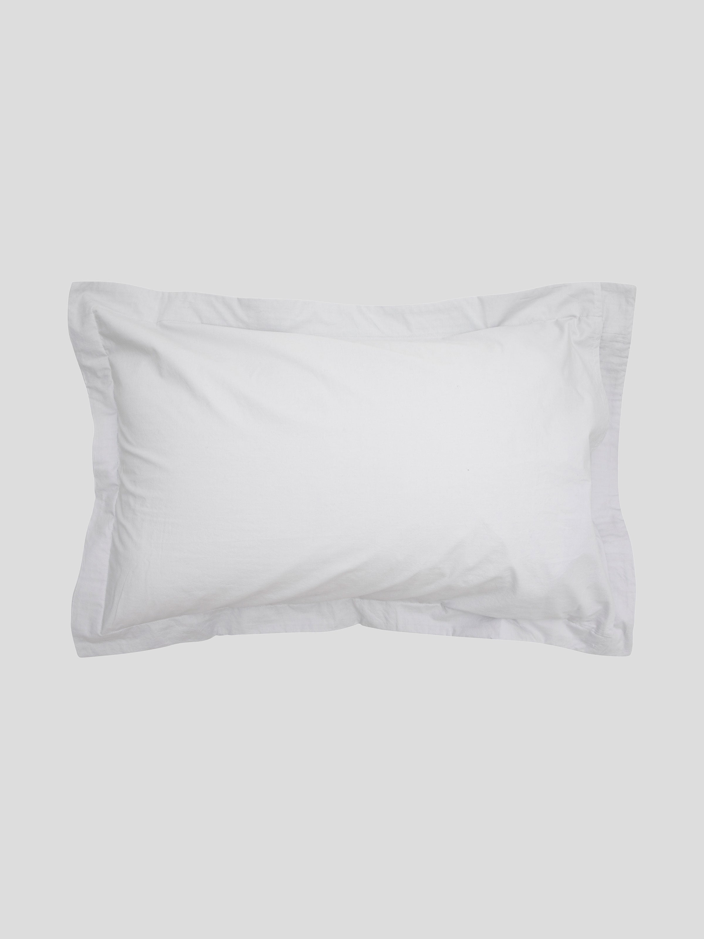 Hudson Grey Oxford Pillowcase Set | Pale Grey-3