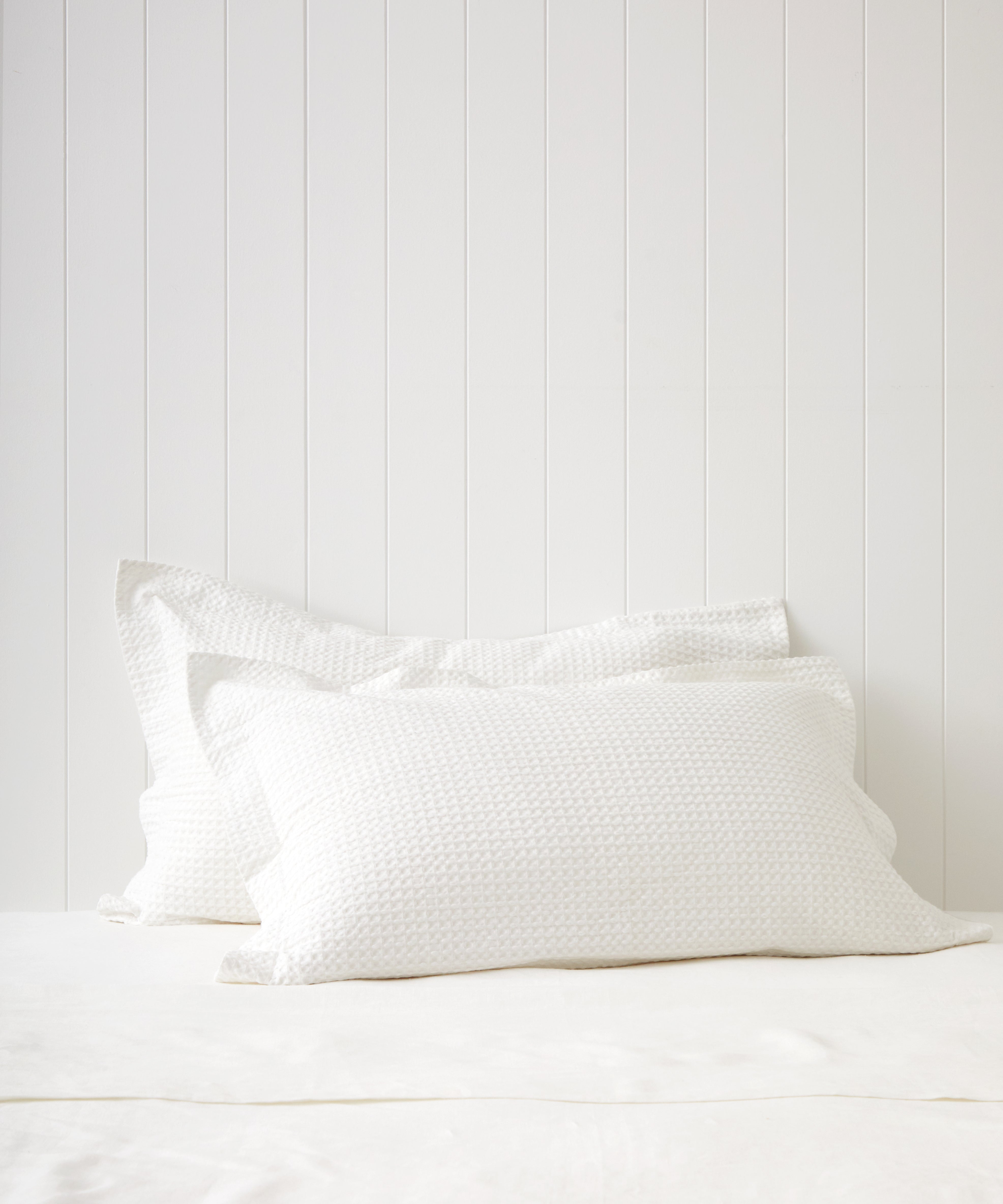 Hudson Oxford Pillowcase Set | White-1