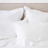 Hudson Waffle Duvet Cover Set | White-2