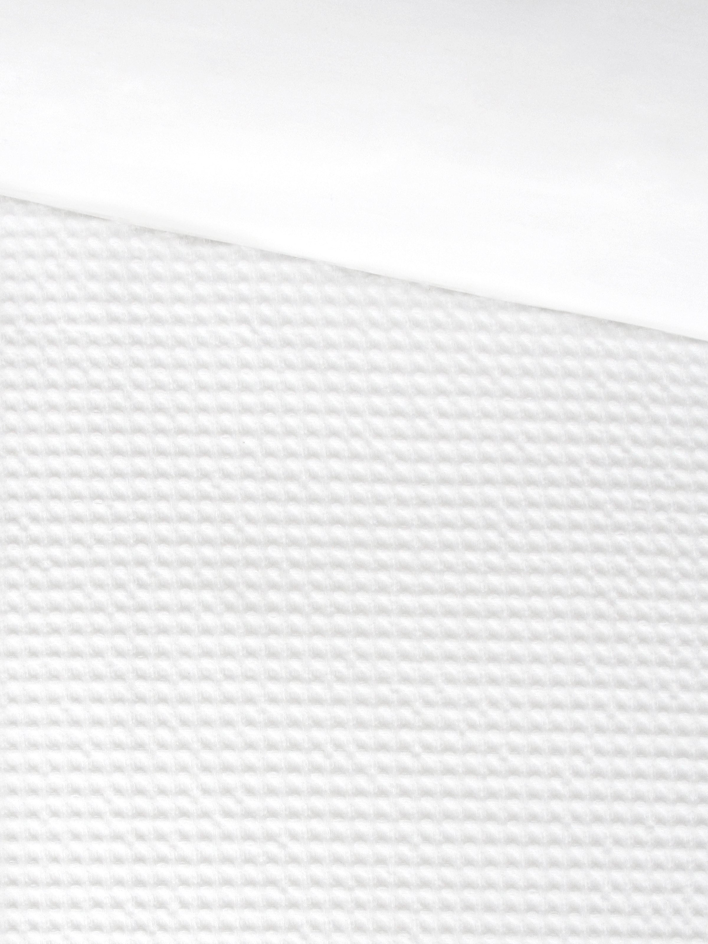 Hudson Waffle Duvet Cover Set | White-4