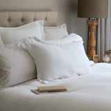 Hudson Waffle Duvet Cover Set | White-5
