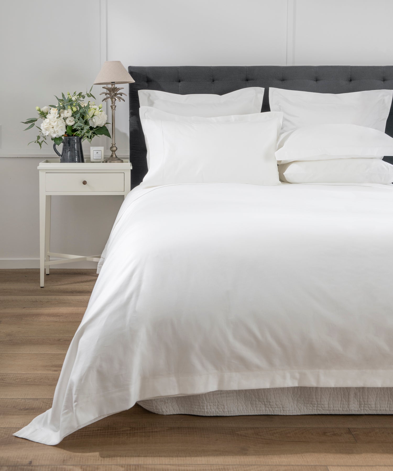 Imperial Long Duvet Cover Set | White-1