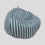 Island Bay Bean Bag | Navy Stripe-1