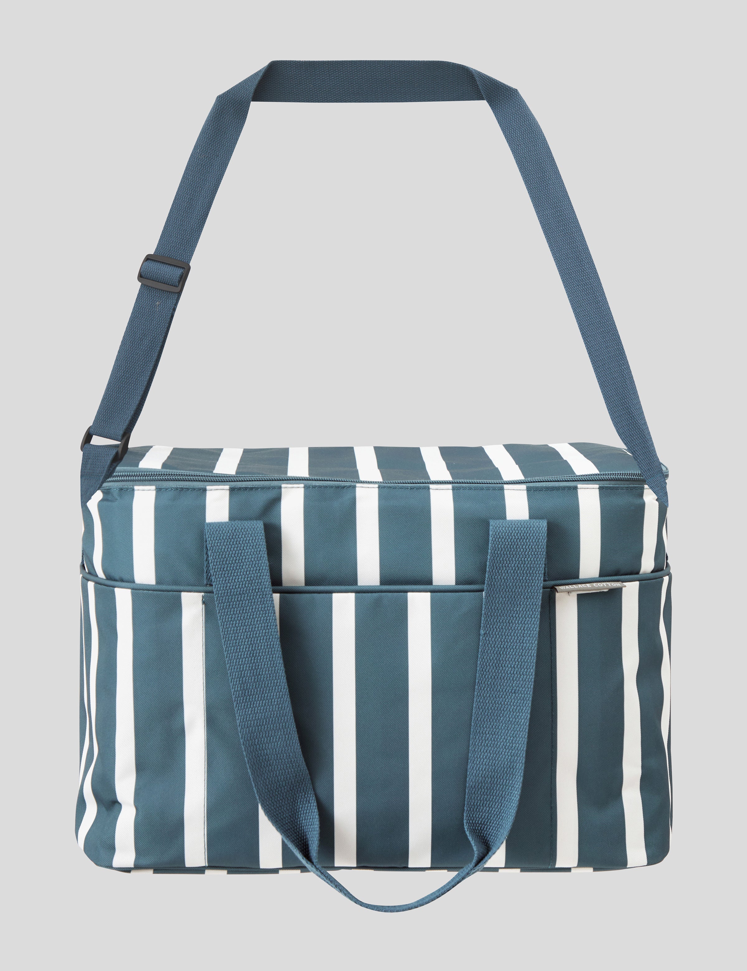 Island Bay Picnic Bag | Navy Stripe-1