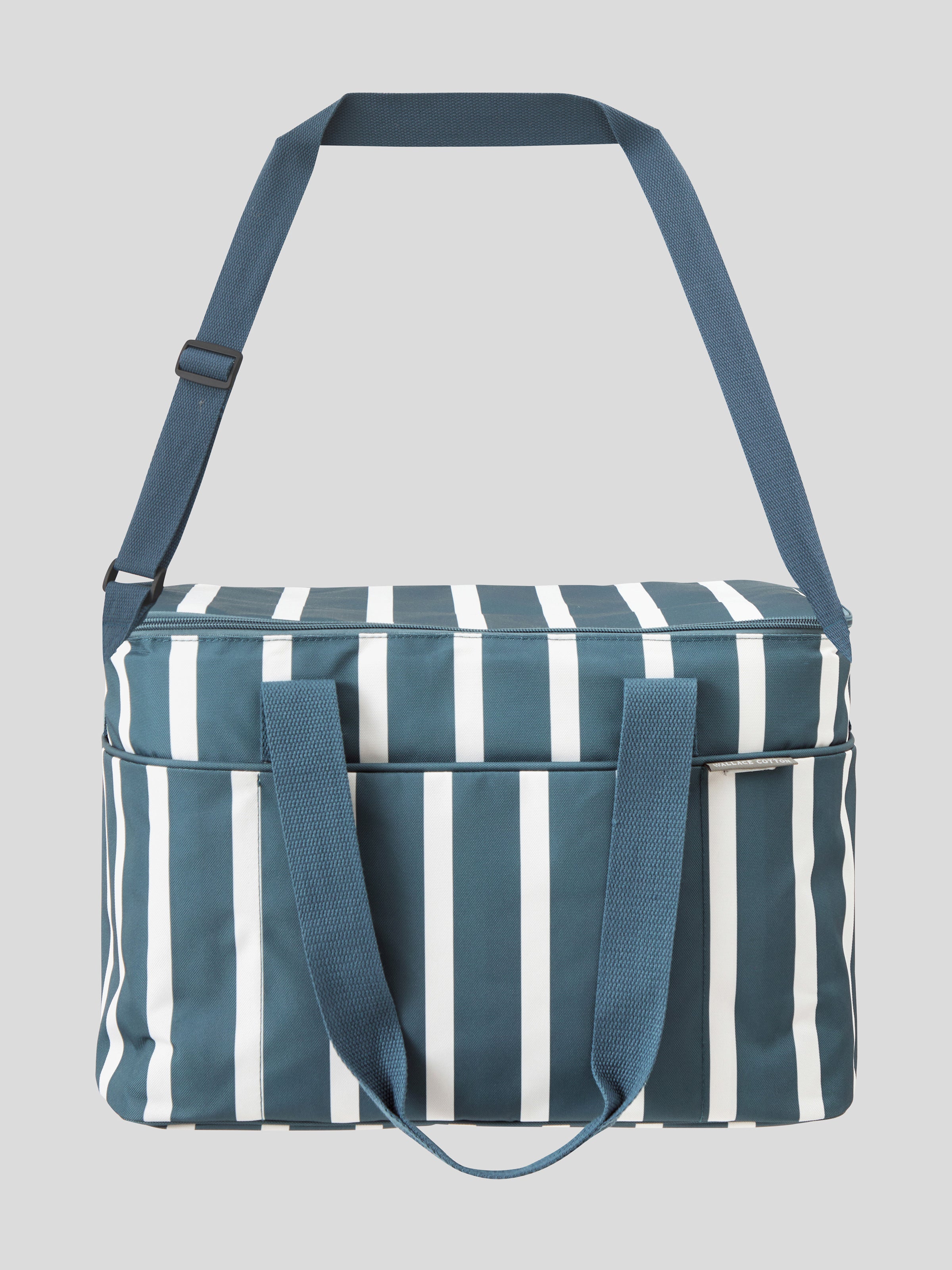 Island Bay Picnic Bag | Navy Stripe-1