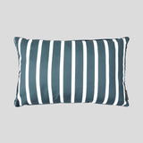 Island Bay Rectangle Filled Cushion | Navy Stripe-1