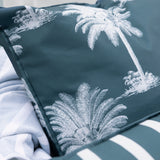 Island Bay Rectangle Filled Cushion | Navy Stripe-3