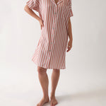 Isobel Nightshirt | Rose Stripe-1