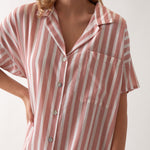 Isobel Nightshirt | Rose Stripe-2