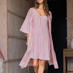 Isobel Robe | Rose Stripe-3