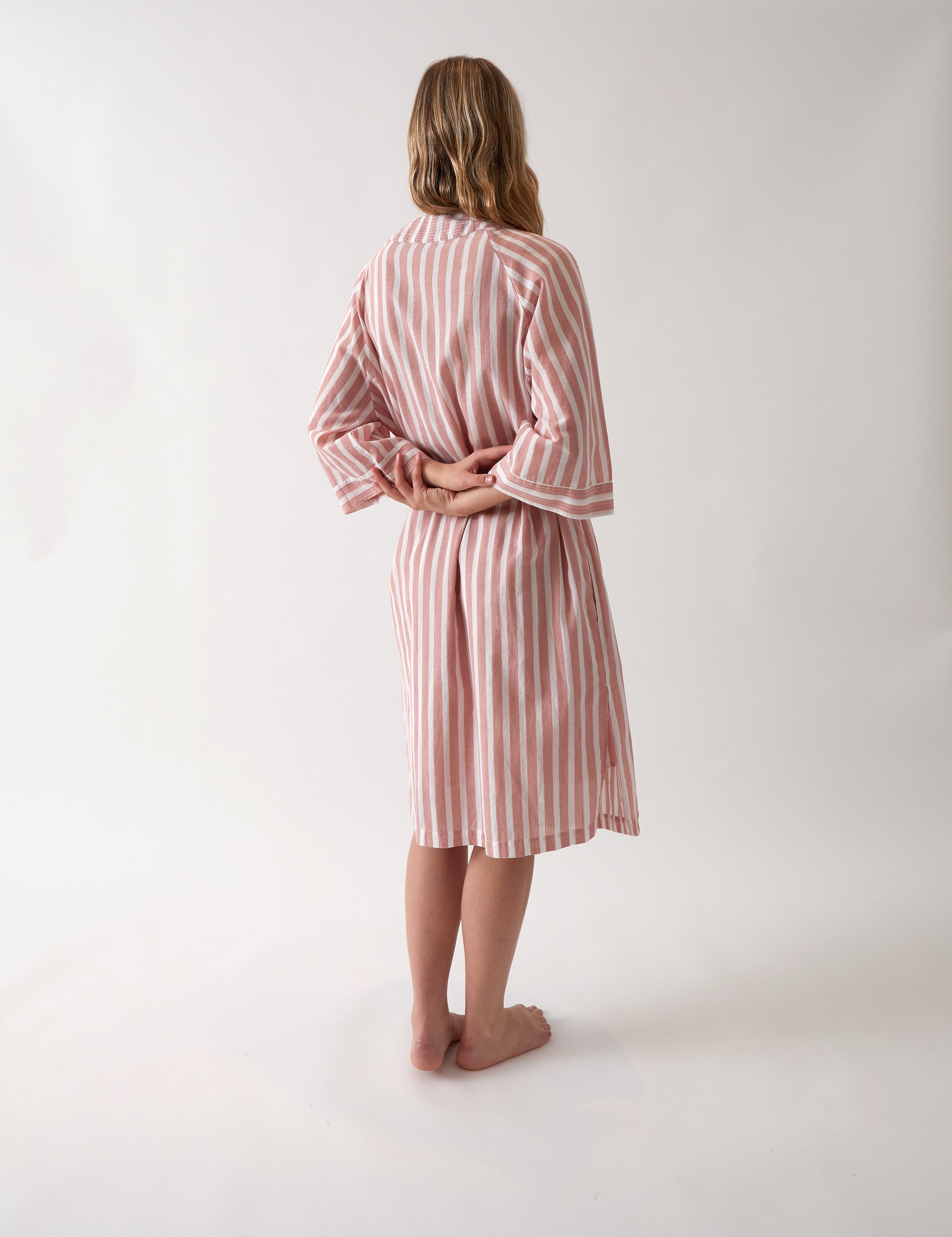 Isobel Robe | Rose Stripe-4