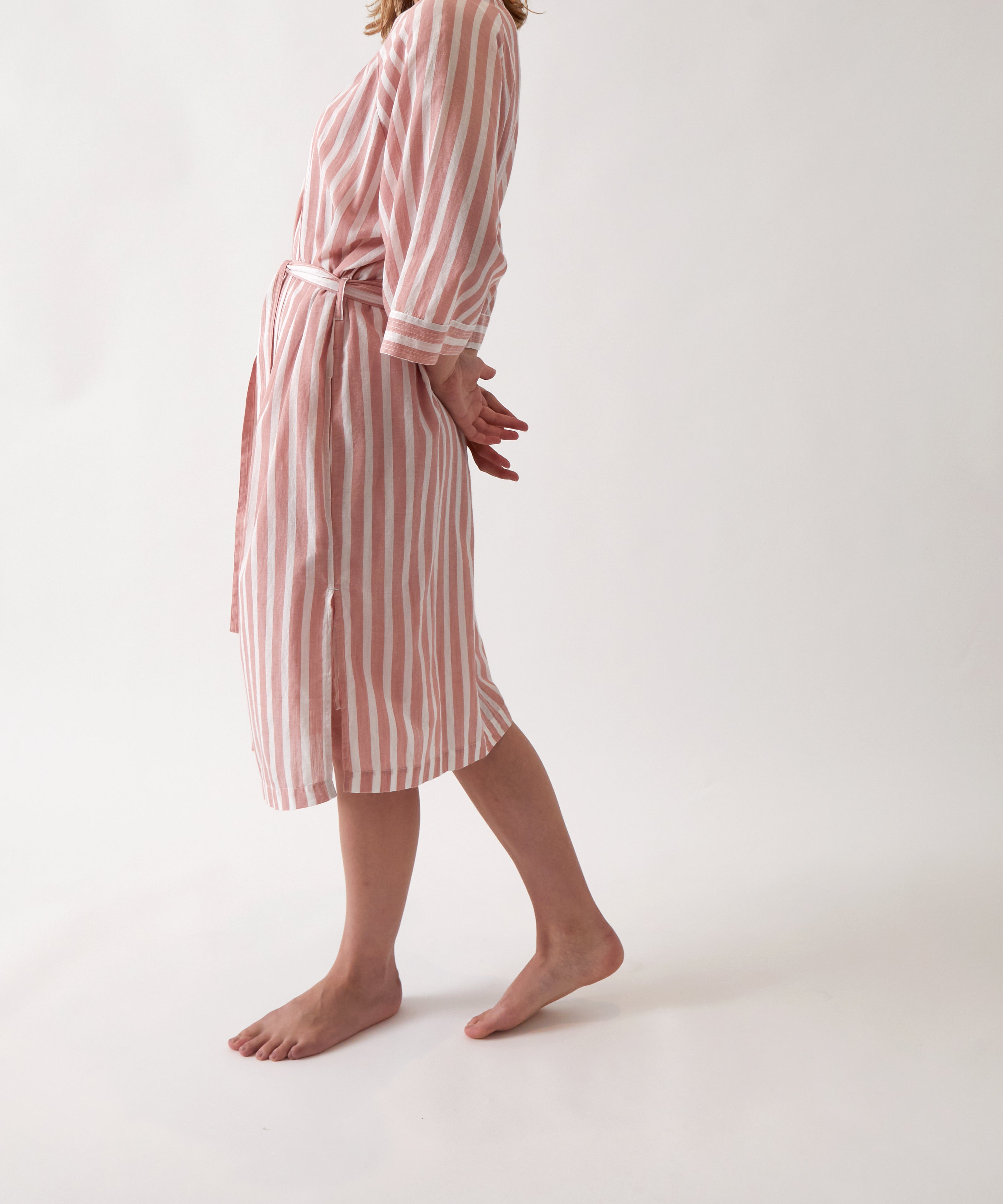 Isobel Robe | Rose Stripe-5