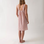 Isobel Wide Strap Nightie | Rose Stripe-4