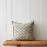 Kaia Square Cushion Cover | Charcoal Natural-1