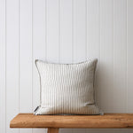 Kaia Square Cushion Cover | Charcoal Natural-3