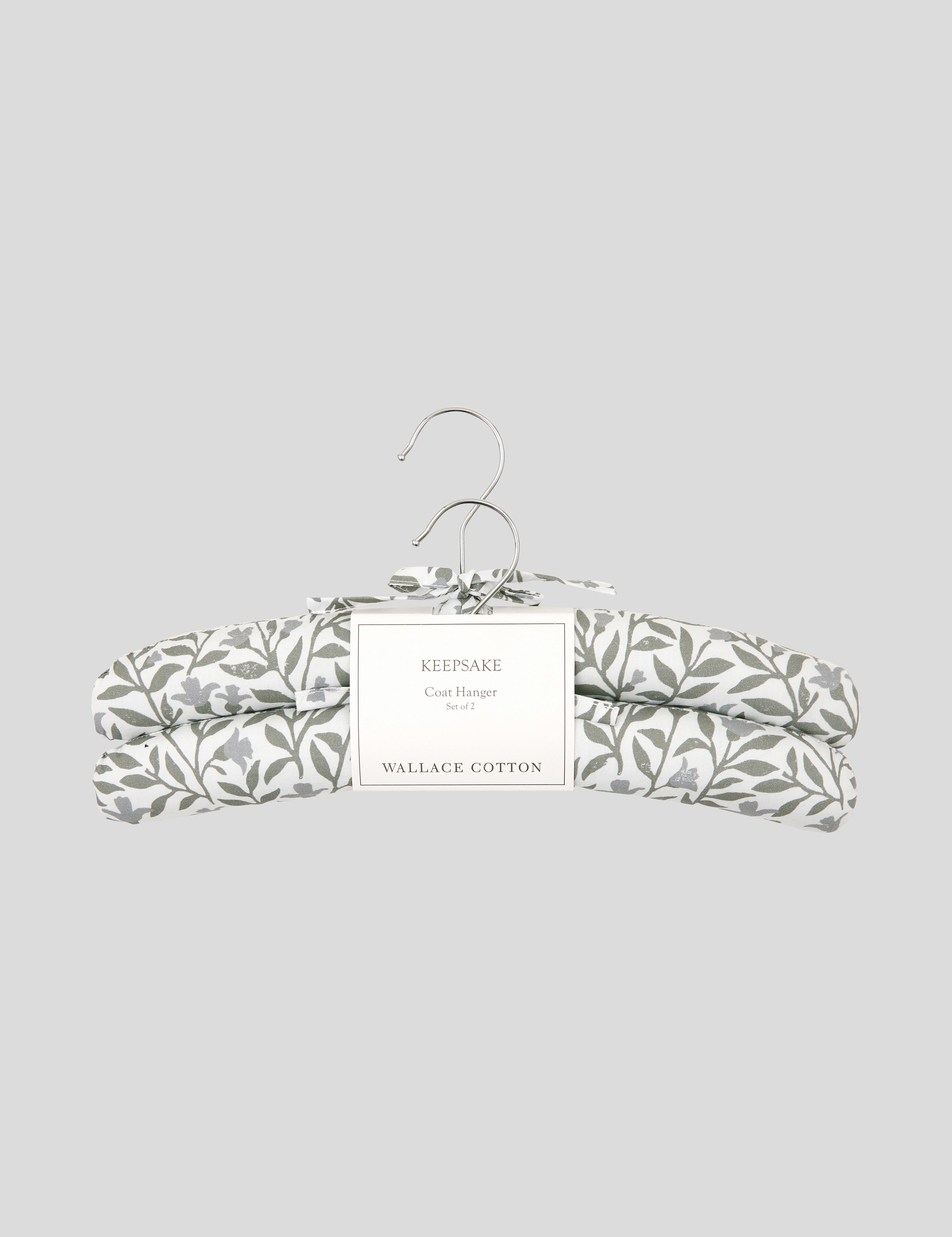 Keepsake Coat Hanger Set of 2 | Green Leaf-1