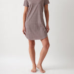 Kendra Organic Brushed Cotton Tee Shirt Dress | Multi-1