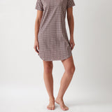 Kendra Organic Brushed Cotton Tee Shirt Dress | Multi-1