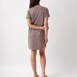 Kendra Organic Brushed Cotton Tee Shirt Dress | Multi-4