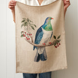 Kereru Linen Tea Towel | Multi-2