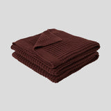 Kew Cotton Throw | Merlot-1