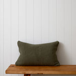 Kew Rectangle Cushion Cover | Olive-1